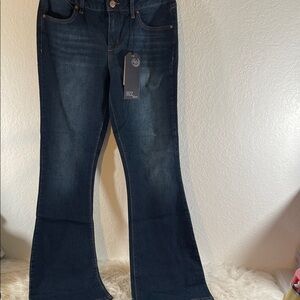 1822 Denim Flare Jeans With Pockets Size 12 NEW
